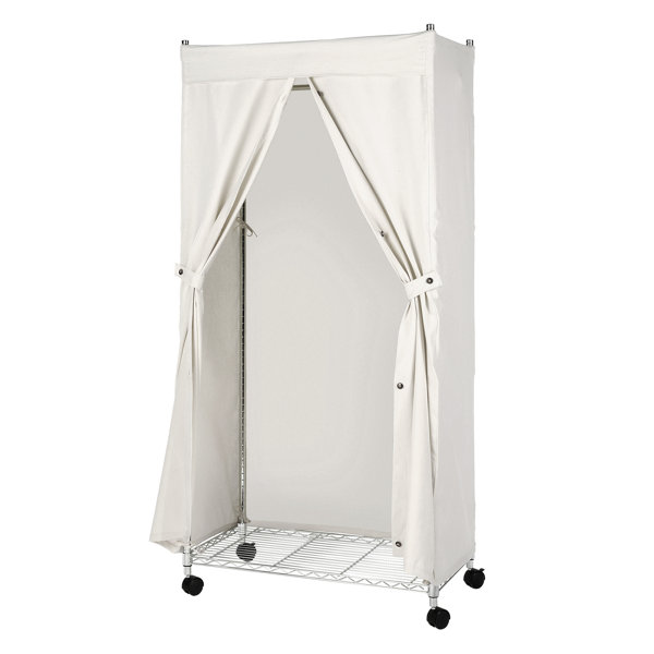 Rebrilliant 36'' Garment Rack Covers & Reviews Wayfair